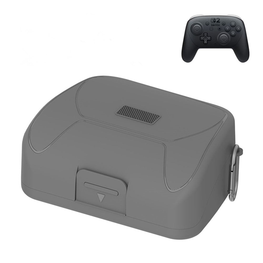 Storage Case for Nintendo Switch 2 Pro Game Controller Portable Hard Shell Carrying Pouch with Carabiner Clip