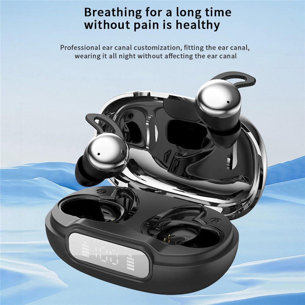 YYK-Q81 Mini Bluetooth-compatible Earbuds In-Ear Noise Cancelling Wireless Earphones for Sleep