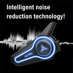 A3 PRO Helmet Bluetooth-compatible Earphones with Soft Mic Motorcycle Waterproof Wireless Headset for Delivery Riders (No Memory Card)