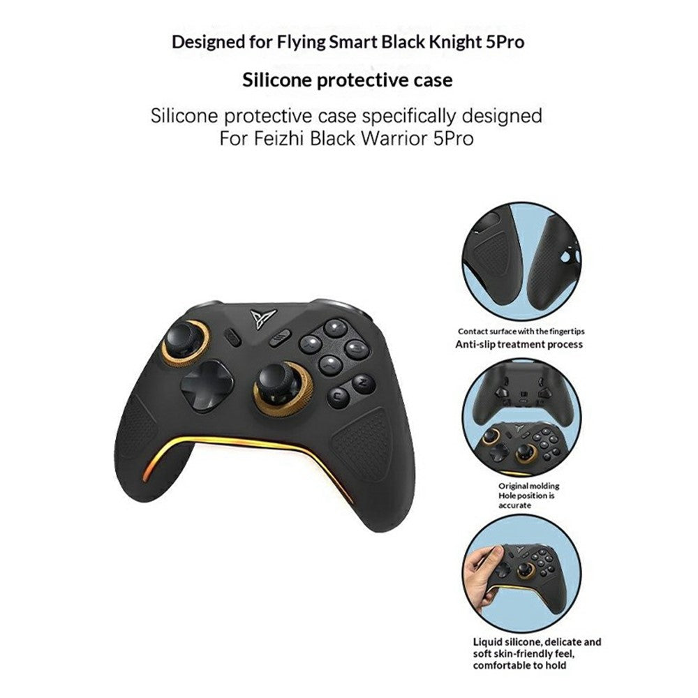Silicone Case for Flydigi Black Warrior 5 Pro Gamepad 360 Degree Full Protection Anti-slip Shockproof Cover