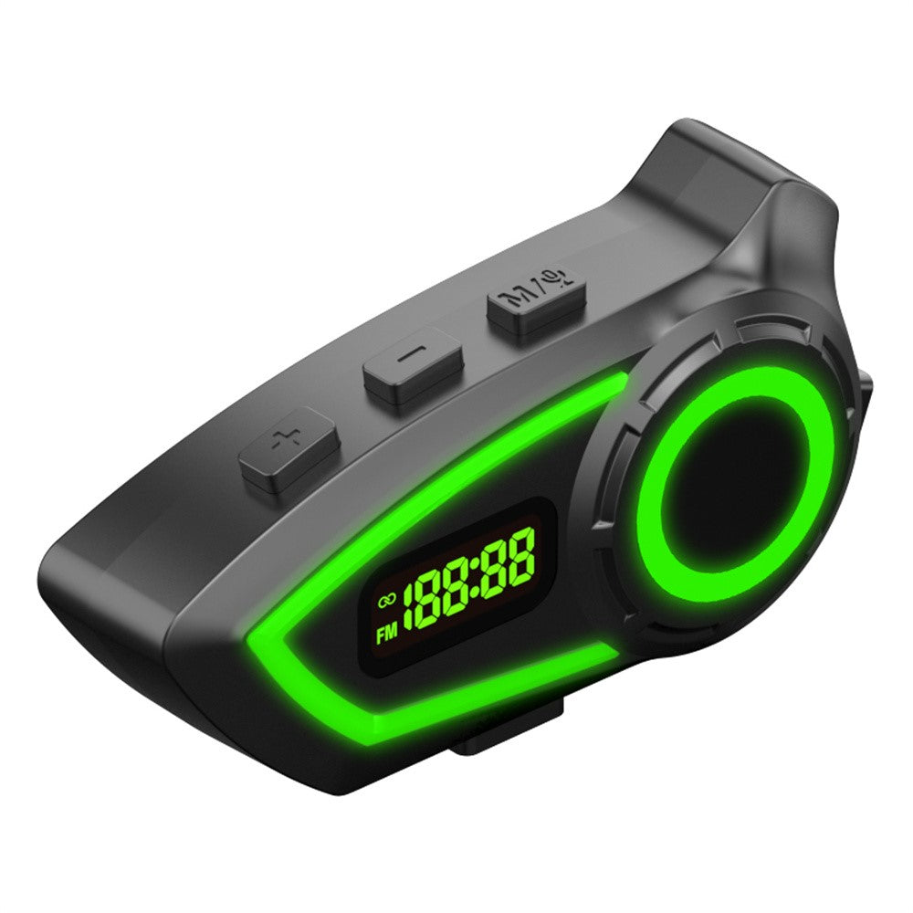 Y100 Motorcykelhjelm Headset med blød mikrofon, IP65 vandtæt Bluetooth-kompatibel trådløse øretelefoner til kørsel