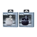 REMAX TWS-27 Trådlösa Semi-In-Ear-hörlurar med 6 mikrofoner, hybrid ANC, brusreducering vid samtal, batteritid 24 timmar