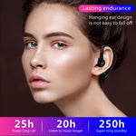 F900 Noise Cancelling Bluetooth-compatible Earphone IPX4 Waterproof Ear Hook Wireless Business Single Earpiece