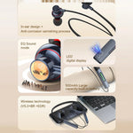 LDNIO N01 Nackband Bluetooth-kompatibla In-Ear-hörlurar 13 mm HiFi 50 timmars batteritid Typ-C trådlöst headset för sport
