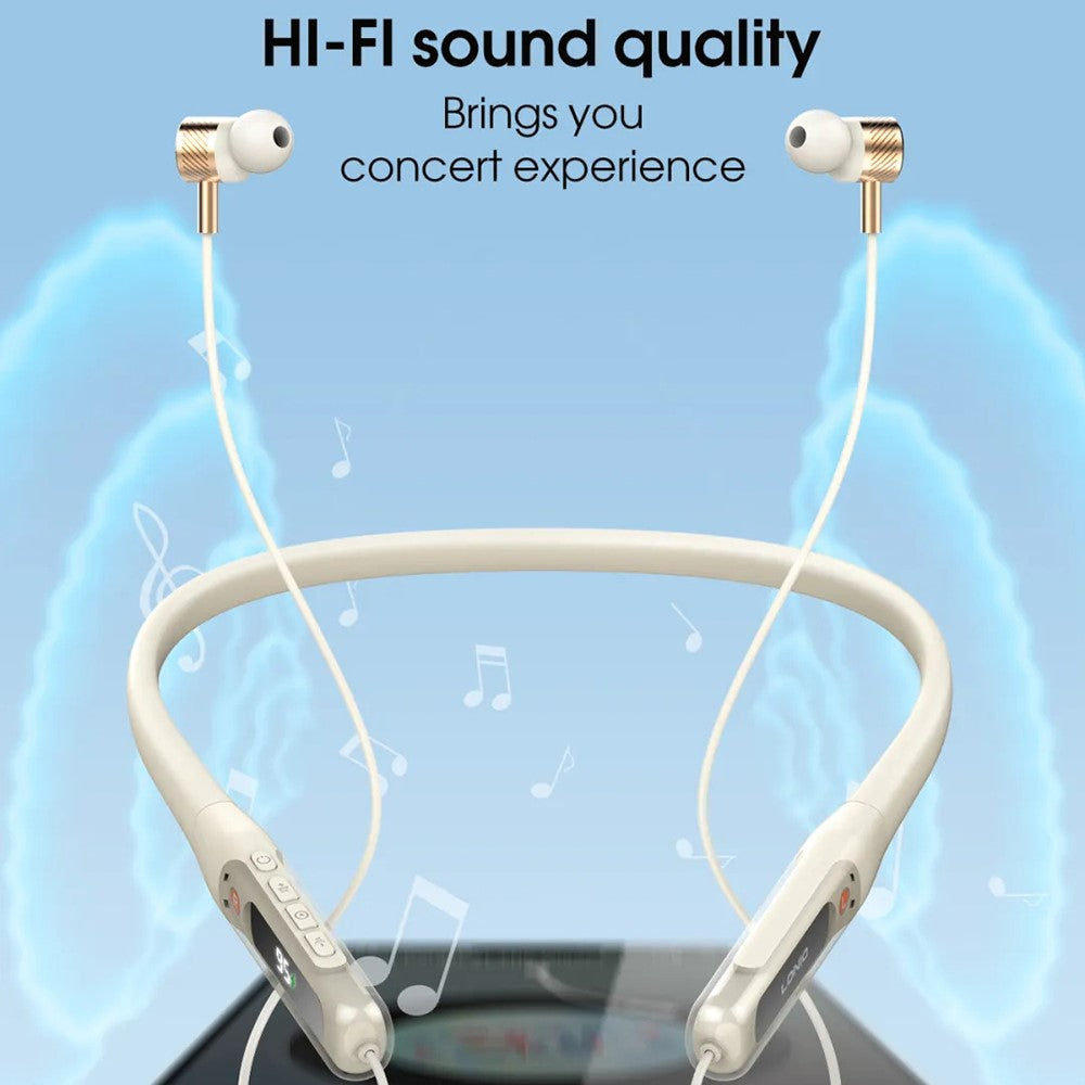 LDNIO N03 Nackband Bluetooth-kompatibla 5.4 Hörlurar 40H Speltid 400mAh Trådlösa Headset För Sport Löpning