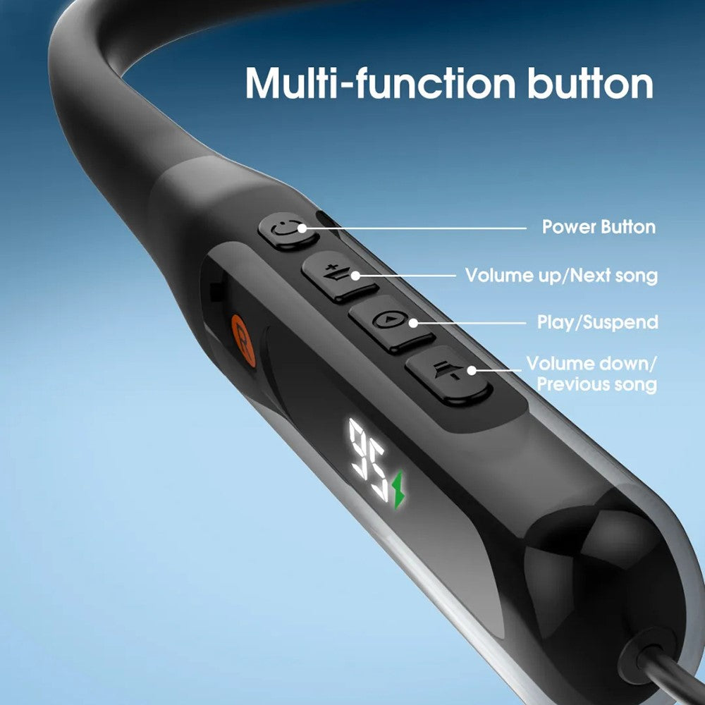LDNIO N03 Nackband Bluetooth-kompatibla 5.4 Hörlurar 40H Speltid 400mAh Trådlösa Headset För Sport Löpning