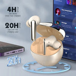 LDNIO T01 Bluetooth-kompatibla 5.3 In-Ear-hörlurar med adaptiv brusreducering, Hi-Fi och 20 timmars batteritid