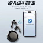 LDNIO T01 Bluetooth-kompatibla 5.3 In-Ear-hörlurar med adaptiv brusreducering, Hi-Fi och 20 timmars batteritid