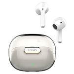 LDNIO T03 TWS Bluetooth-compatible 5.3 Earbuds Semi-In-Ear Hi-Fi 13mm Driver 20-Hour Battery Translucent Design Headset