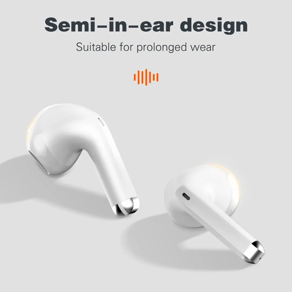 LDNIO T03 TWS Bluetooth-compatible 5.3 Earbuds Semi-In-Ear Hi-Fi 13mm Driver 20-Hour Battery Translucent Design Headset
