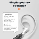 LDNIO T03 TWS Bluetooth-compatible 5.3 Earbuds Semi-In-Ear Hi-Fi 13mm Driver 20-Hour Battery Translucent Design Headset
