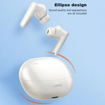 LDNIO T05 Bluetooth-kompatibla 5.3-hörlurar med adaptiv brusreducering och 30 timmars speltid för HiFi-hörlurar i örat