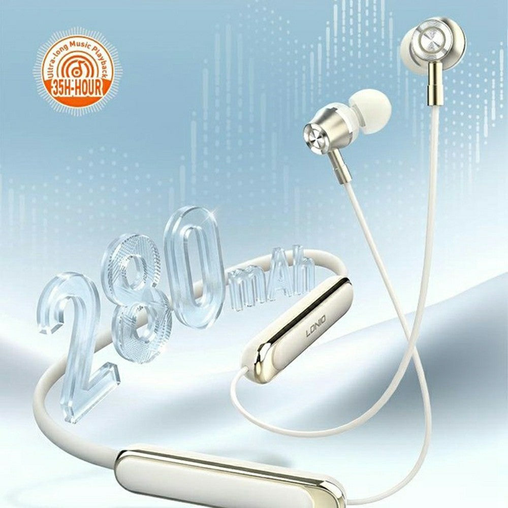LDNIO N06 Nackbands-kompatibla Bluetooth-hörlurar 10 mm Driver In-ear Sporthörlurar