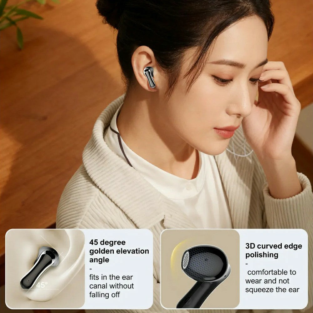 LDNIO T15 TWS Bluetooth-kompatibla V6.0-hörlurar IPX5 Vattentäta HiFi-ljud Trådlösa hörlurar i örat