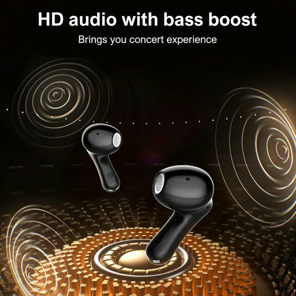 LDNIO T15 TWS Bluetooth-kompatibla V6.0-hörlurar IPX5 Vattentäta HiFi-ljud Trådlösa hörlurar i örat
