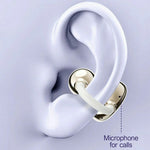 LDNIO T09 Bone Conduction Open Ear Clip Bluetooth 5.4 Høretelefoner 20-timers Afspilningstid Retningsbestemt Lyd Høretelefoner til Sport