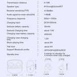 LDNIO T09 Bone Conduction Open Ear Clip Bluetooth 5.4 Høretelefoner 20-timers Afspilningstid Retningsbestemt Lyd Høretelefoner til Sport