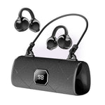 X22 OWS Open Ear Clip-On Earbuds Bluetooth-compatible 5.4 Wireless Earbuds with Purse Style Charging Case for Women
