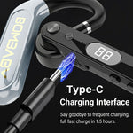 VSIDEA V82 Ear Hook Bluetooth-compatible Earphones Non-in-ear Wireless Earphones Digital Display for Business