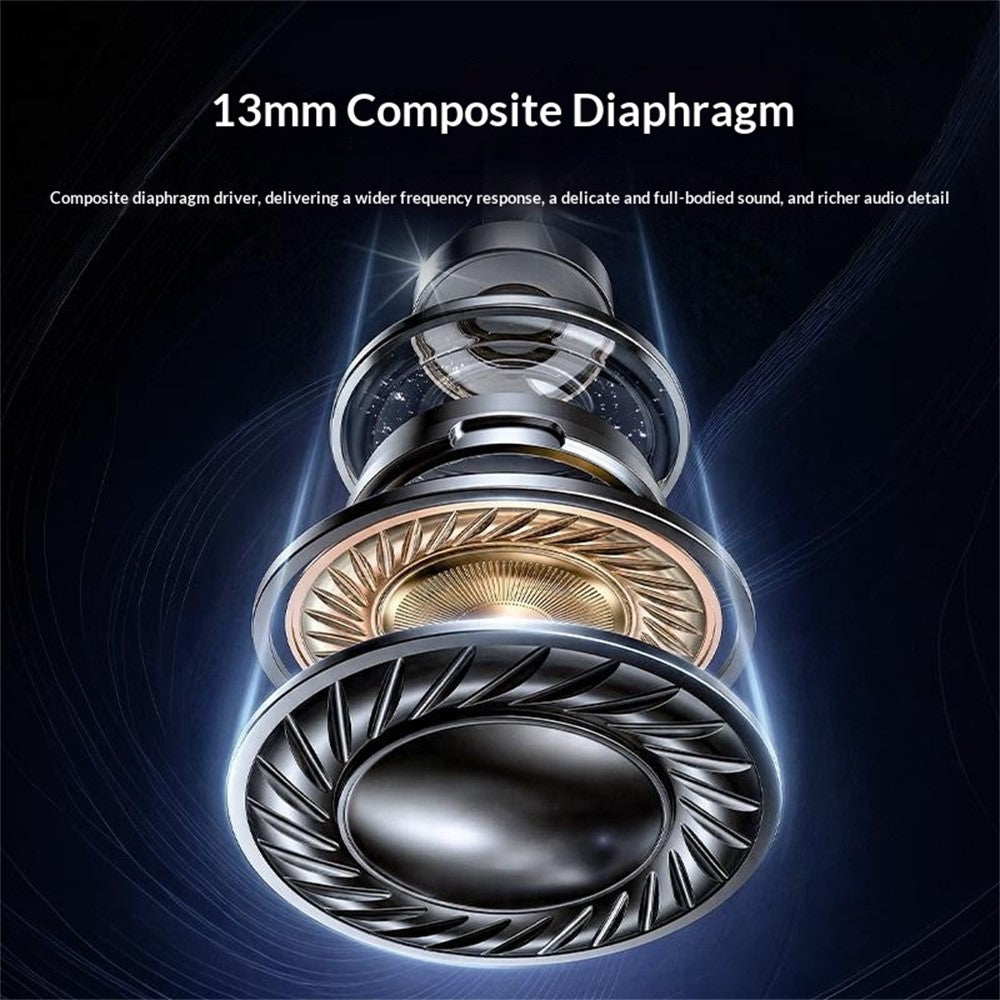 YESIDO TWS44 Bluetooth-compatible Earbuds Semi-in-ear Dual Mic ENC Noise Cancelling Earphones