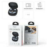 YESIDO TWS47 2 in 1 In-Ear and Semi-In-Ear TWS Bluetooth-compatible Earbuds with LED Battery Display