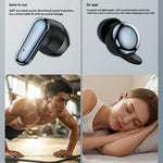 YESIDO TWS47 2 in 1 In-Ear and Semi-In-Ear TWS Bluetooth-compatible Earbuds with LED Battery Display