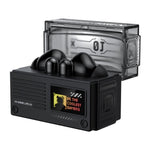 ONIKUMA TX602 Tri-Mode Bluetooth-compatible Gaming Earbuds ANC+ENC Noise Reduction with OLED Display Charging Case