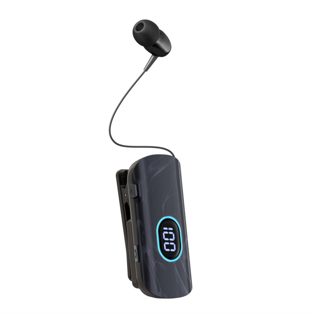 K93 Clip-on Bluetooth-kompatible høretelefoner Digitalt display ENC Støjreduktion Hurtig opladning