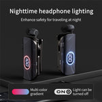 K93 Clip-on Bluetooth-kompatible høretelefoner Digitalt display ENC Støjreduktion Hurtig opladning