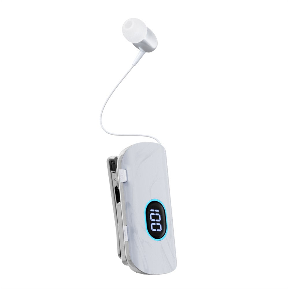 K93 Clip-on Bluetooth-kompatible høretelefoner Digitalt display ENC Støjreduktion Hurtig opladning