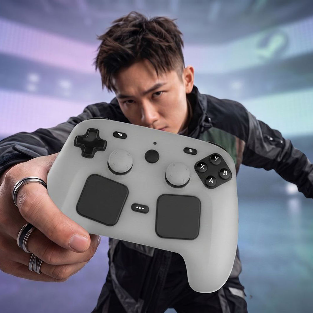 DOBE FOMIS ELECTRONICS TY-6807 for Steam Controller (2nd Generation) Silicone Protective Case with 2 Joystick Caps