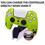 For Sony PlayStation 5 DualSense Controller Silicone Protective Case Non-Slip Texture Cover
