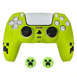 For Sony PlayStation 5 DualSense Controller Silicone Protective Case with 2 Joystick Caps