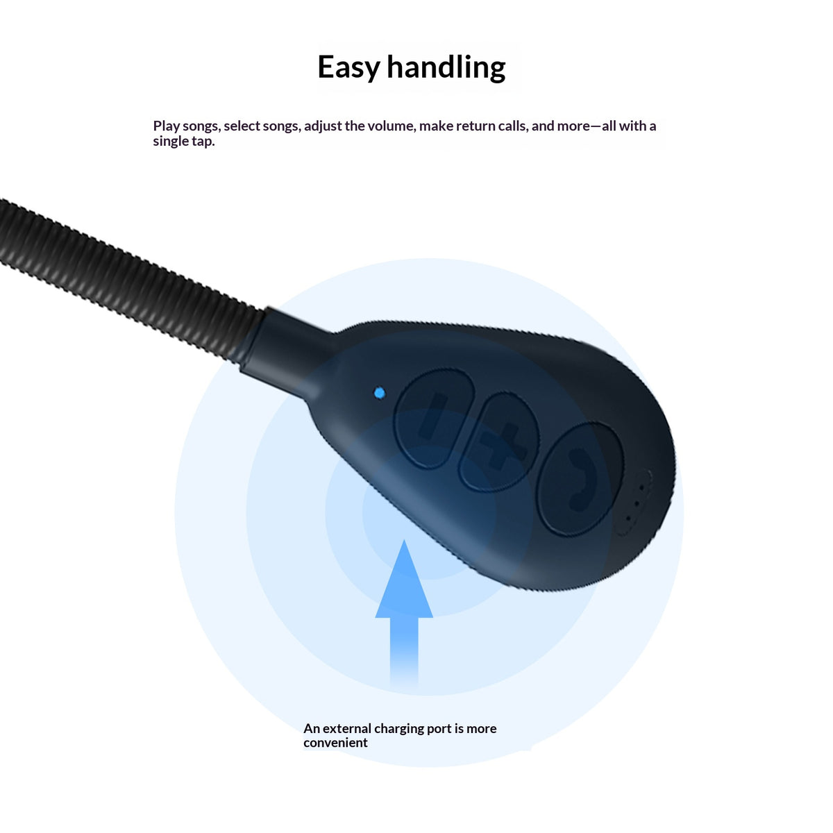 T6 Inbyggd Motorcykelhjälm Bluetooth-kompatibel Headset Lång Standby Brusreducerande Hög Volym Ridhjälmhörlurar
