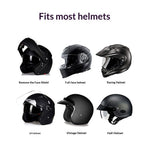 T6 Inbyggd Motorcykelhjälm Bluetooth-kompatibel Headset Lång Standby Brusreducerande Hög Volym Ridhjälmhörlurar