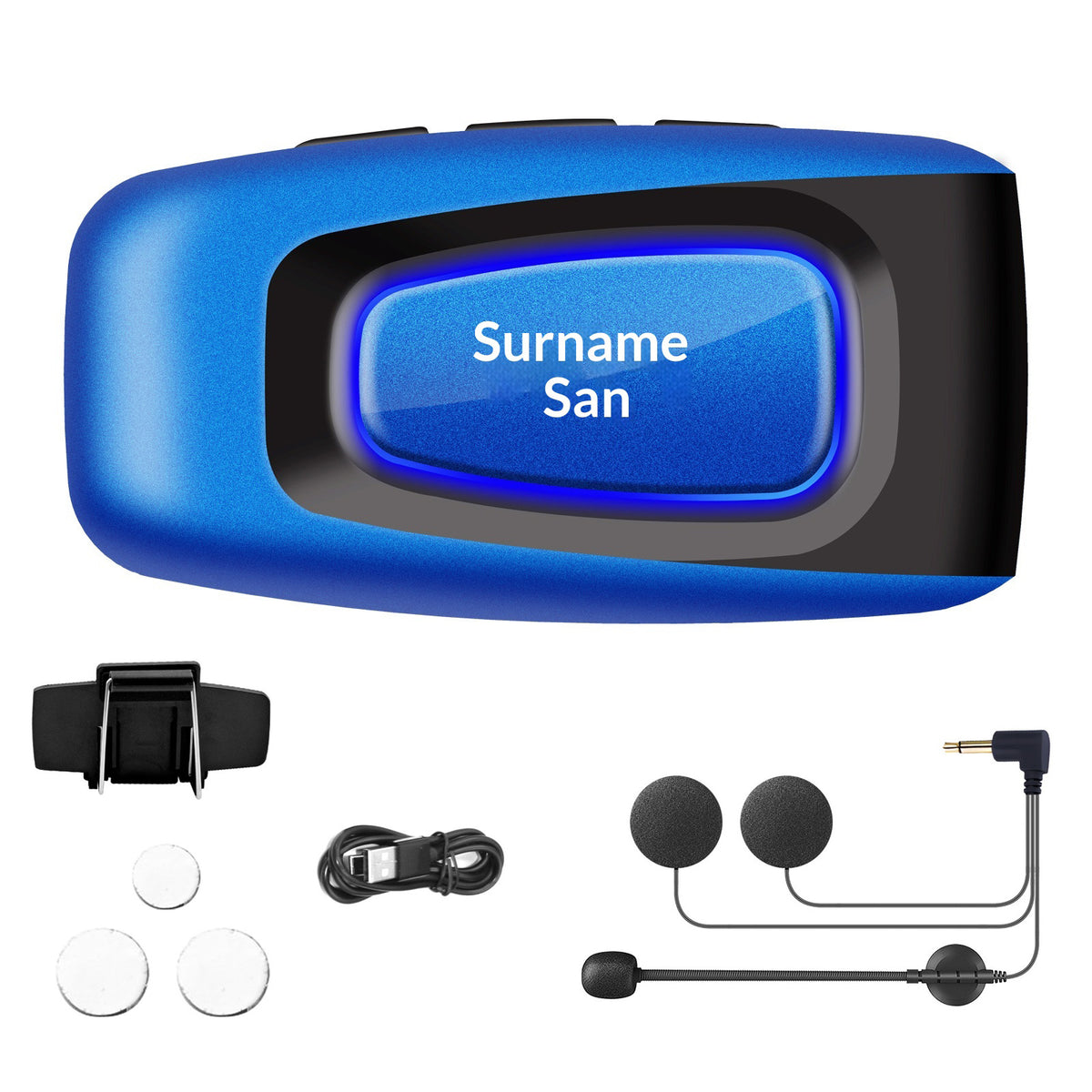 YZ09 Motorcycle Helmet Headset HIFI Sound Smart Noise Cancelling One-to-Two Bluetooth-compatible Riding Headset