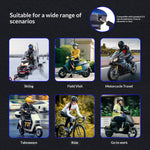 YZ09 Motorcycle Helmet Headset HIFI Sound Smart Noise Cancelling One-to-Two Bluetooth-compatible Riding Headset