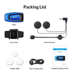 YZ09 Motorcycle Helmet Headset HIFI Sound Smart Noise Cancelling One-to-Two Bluetooth-compatible Riding Headset