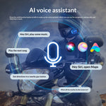 YZ09 Motorcycle Helmet Headset HIFI Sound Smart Noise Cancelling One-to-Two Bluetooth-compatible Riding Headset