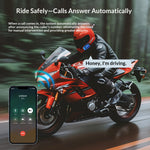YZ09 Motorcycle Helmet Headset HIFI Sound Smart Noise Cancelling One-to-Two Bluetooth-compatible Riding Headset