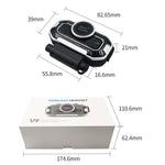 V9 Motorcycle Helmet Bluetooth-compatible Headset FM Radio Noise Reduction Dual Mic Auto Answer for Motorcycle Bicycle Helmet