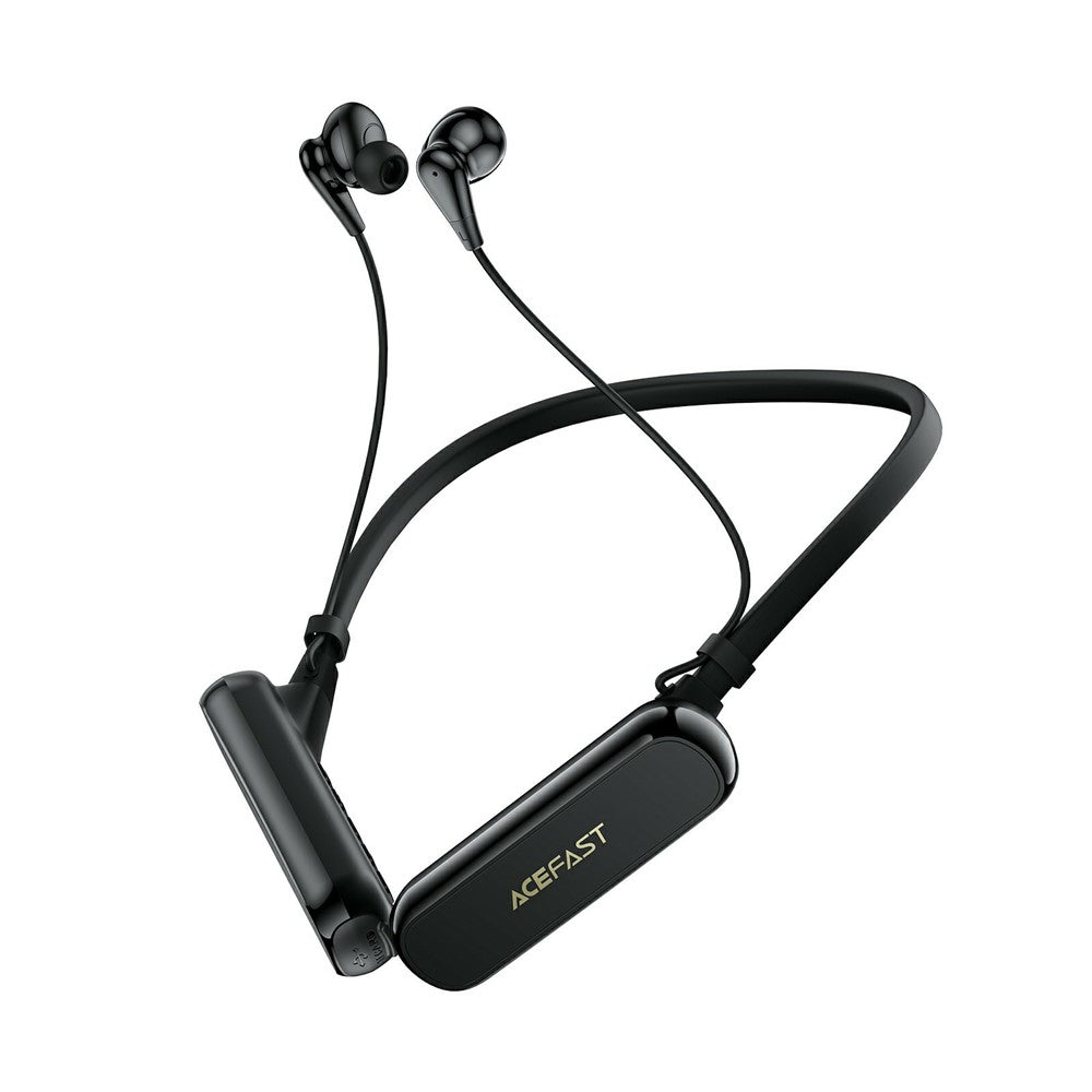 ACEFAST N13 OLED Display Neckband Wireless Earphones 200H Battery Life IPX4 Waterproof Support TF Card