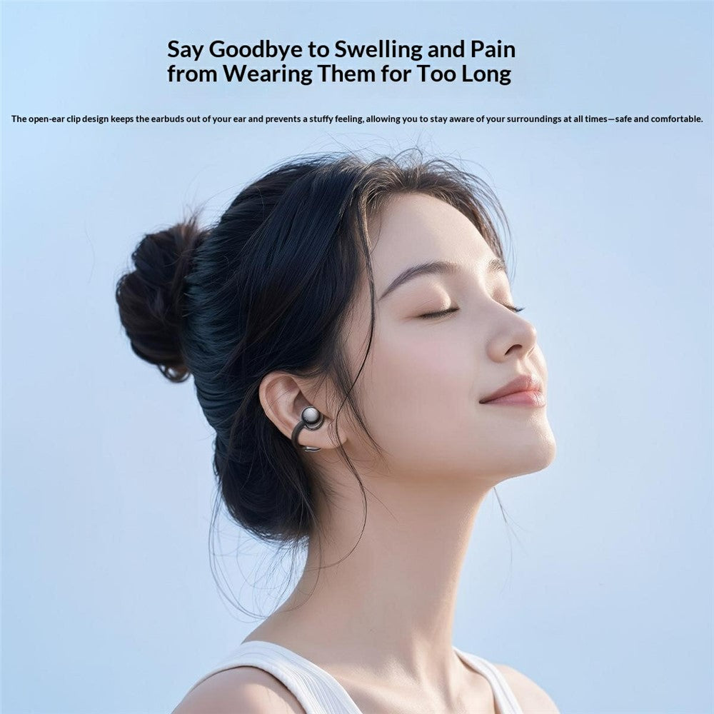 YESIDO TWS49 AI Translation Open-Ear Clip Earbuds with 145 Languages and Touch Control