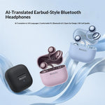 YESIDO TWS49 AI Translation Open-Ear Clip Earbuds with 145 Languages and Touch Control