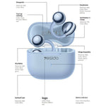 YESIDO TWS49 AI Translation Open-Ear Clip Earbuds with 145 Languages and Touch Control