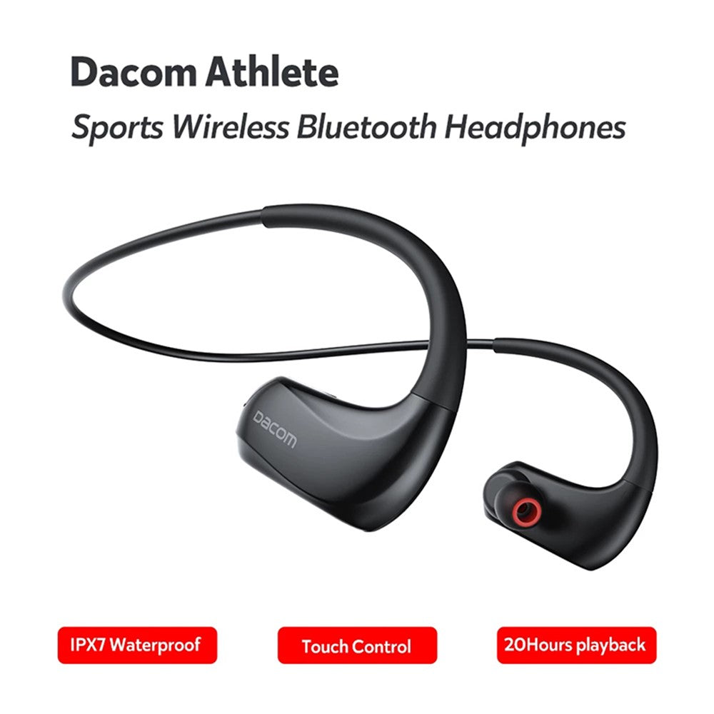 DACOM Athlete Bluetooth-compatible Neckband In-ear Earphone Wireless IPX7 Waterproof Touch Stereo Sports Headset