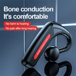 618 Wireless Bluetooth-compatible Bone Conduction Earphone Single Ear Hook Headset