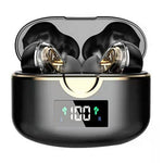 T22 TWS Dual Dynamic Drivers Wireless Noise Canceling Headset LED Power Display Bluetooth-compatible HiFi Earphone Earbuds