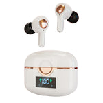 T22 TWS Dual Dynamic Drivers Wireless Noise Canceling Headset LED Power Display Bluetooth-compatible HiFi Earphone Earbuds