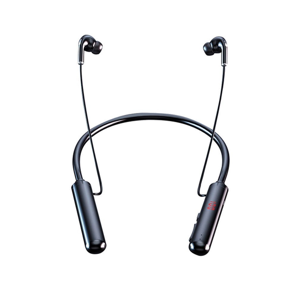 960 Bluetooth-compatible 5.0 Earphone Sports Neckband Headphone Bass Stereo Power LED Display Noise Cancelling Headset Support TF Card